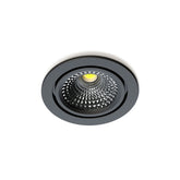 Inbouwspot STAR Ultra Flat -  Rond - Zwart - 3000K
